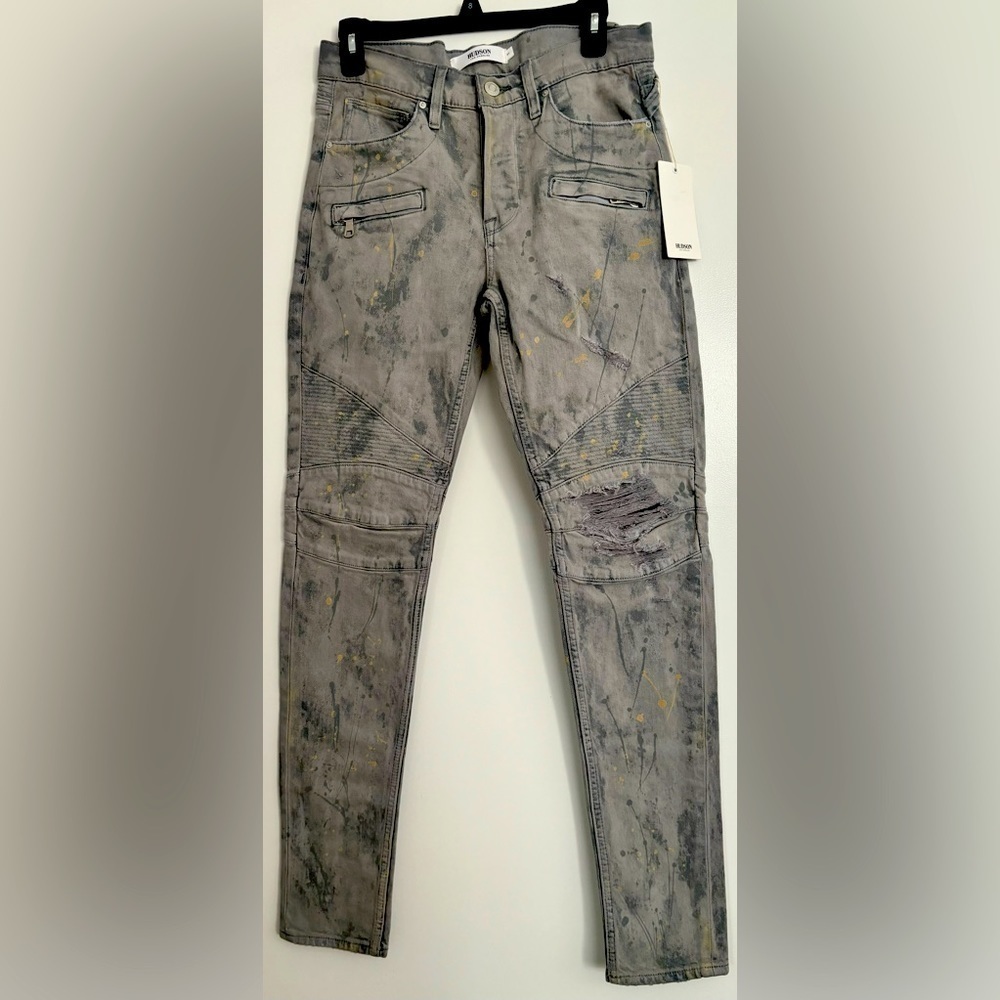 NWT Men's Hudson Blinder Skinny Biker Jeans - Size 31 - Picture 6 of 8
